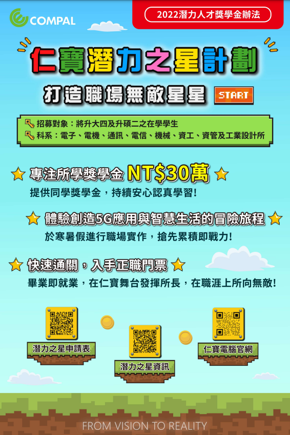 2022 仁寶潛力之星計畫